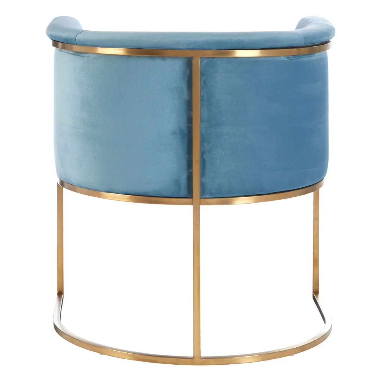 Blue Velvet Armchair - Image 5